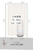 南道路に面し陽当り良好！