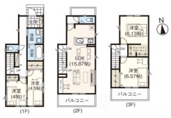 1号棟・間取図