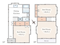 レイアウトもしやすい３ＤＫタイプ