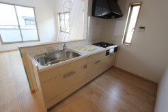 システムキッチン同仕様施工例写真