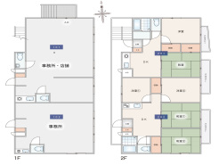 店舗・事務所、事務所、２ＤＫ、４ＤＫの計４戸