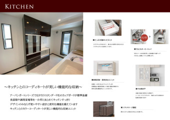 キッチンとのコーディネートが美しい機能的なキッチン収納