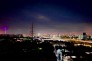 目の前に広がる夜景、ライトアップされたスカイツリーも望めます。
