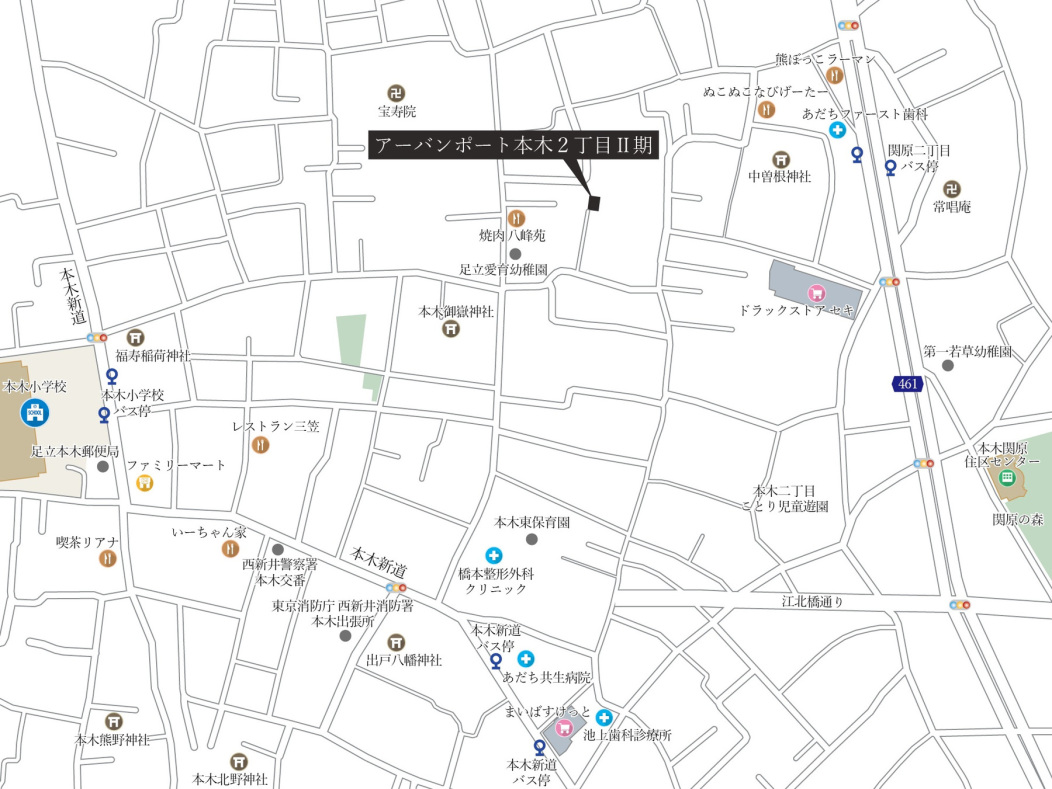 周辺詳細地図