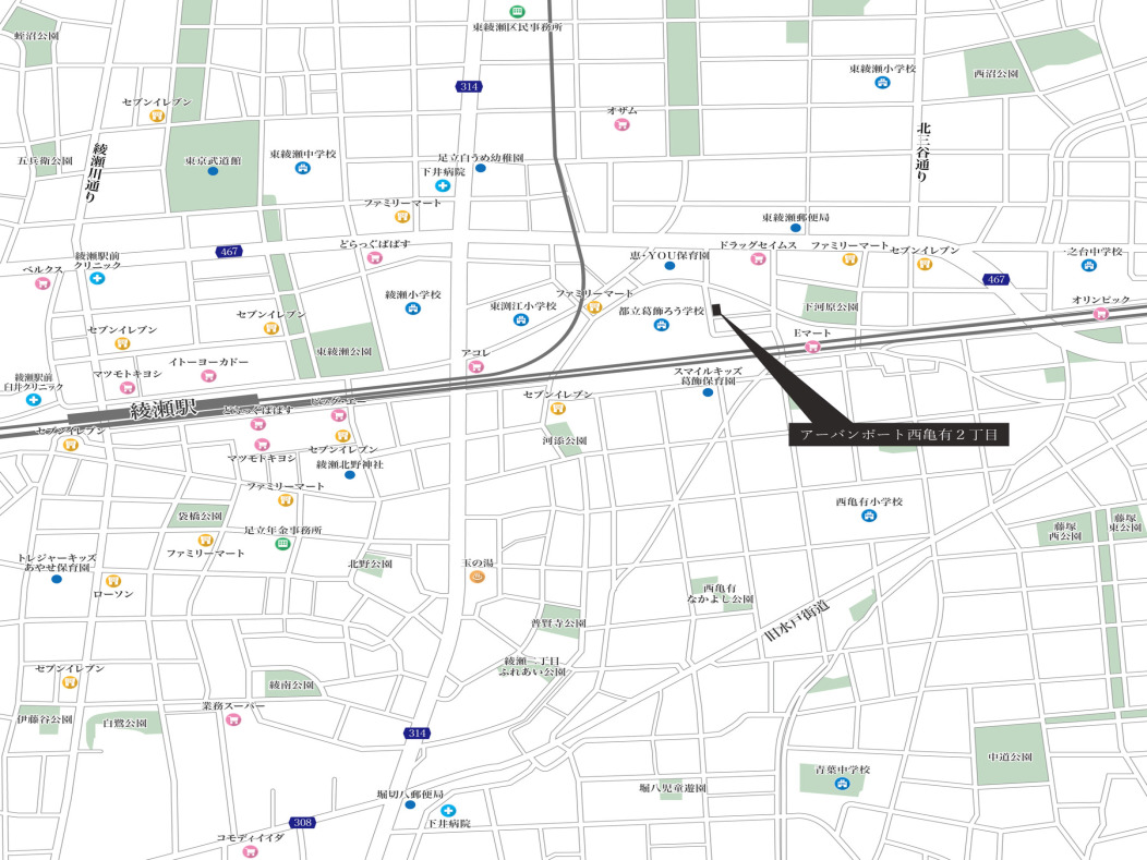 現地案内図