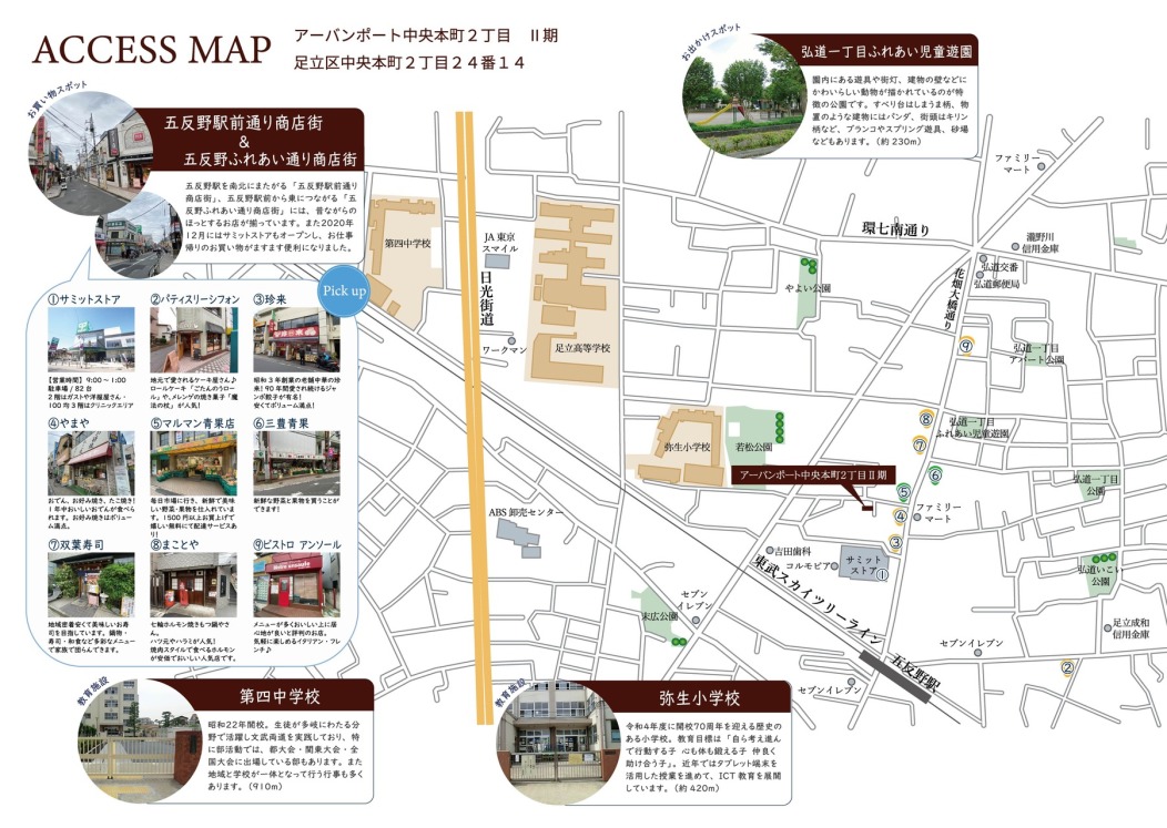 現地案内図