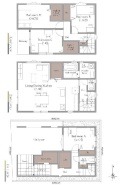 <2号地 建物参考プラン>
建物価格:2,200万円
建物面積:134.86平米
間取り:4LDK