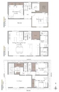 <1号地 建物参考プラン>
建物価格:2,200万円
建物面積:132.83平米
間取り:4LDK