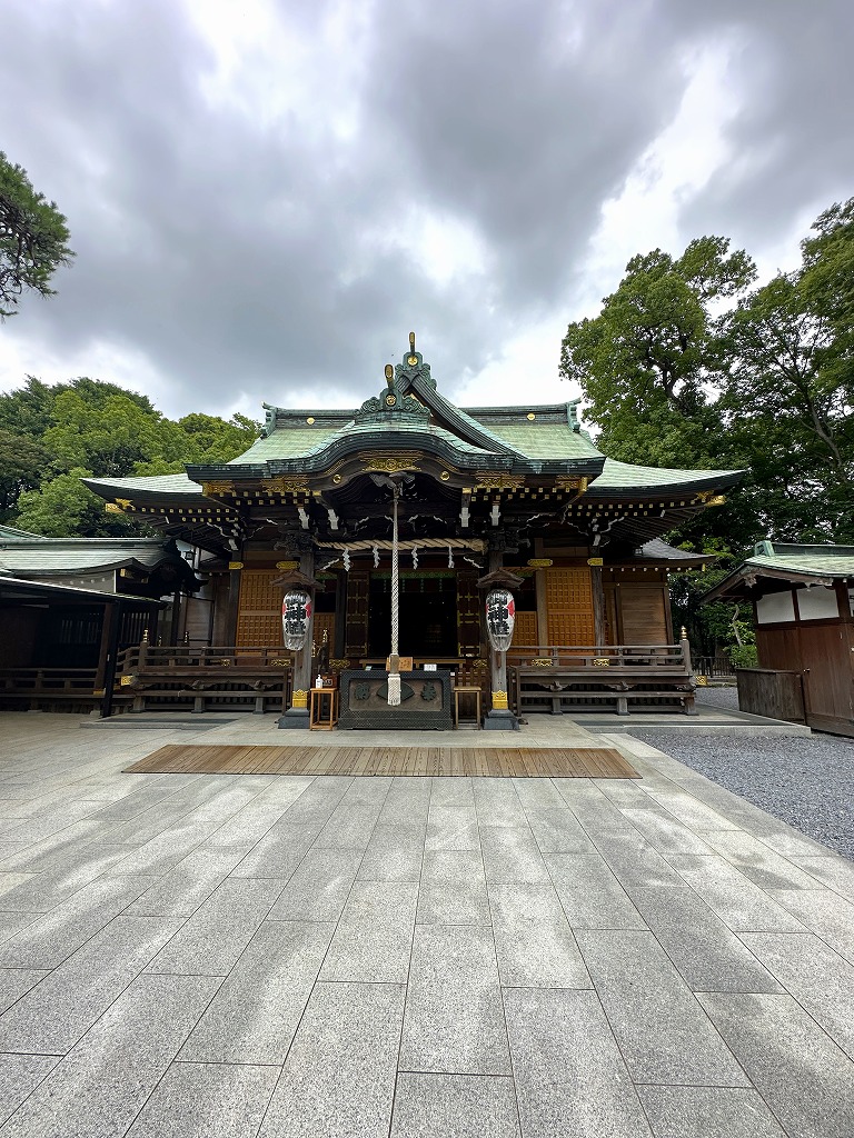 花畑大鷲神社の拝殿