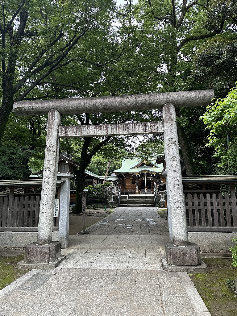 花畑大鷲神社の境内